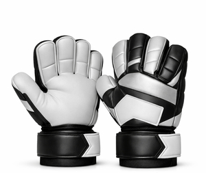 2026 Latest Design Durable Latex Goalkeeper Gloves for Football Training Matches with Anti Slip Grip <b>and</b> <b>Wrist</b> <b>Support</b> - Product Image 1