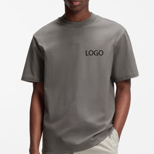 Conception de logo personnalisé / Service OEM - Prix usine pour T-shirt homme, vêtements de sport et d'entraînement, matériaux de haute qualité, couleur unie 2026 - Product Image 1