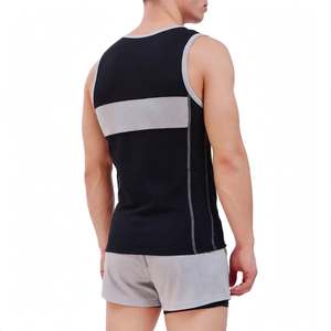 GYM ACTIVE ENTERPRISES Unisex 100% Cotton Vintage Knitted <b>Tank</b> <b>Top</b> & Custom Vest for Fitness Gym Wear Stonewashed Breathable - Product Image 6