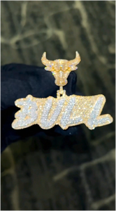จี้เพชรโมอิสซาไนต์รูปตัวอักษรฮิปฮอป เงินแท้ 925 ประดับเพชร VVS แบบ Iced Out จี้โมอิสซาไนต์สั่งทำพิเศษ - Product Image 4