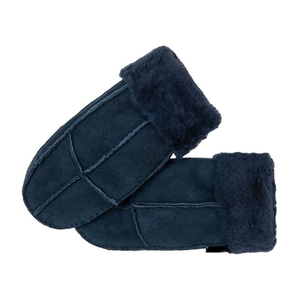 Gants d'hiver coupe-vent et chauds de qualité supérieure pour femme, mitaines en fourrure de mouton véritable, mitaines de cyclisme en cuir entier pour femme - Product Image 5