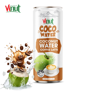 น้ำมะพร้าวคั้นสด VN2500 ลาเต้ 320 มล. แบบกระป๋อง (บรรจุกระป๋อง) เครื่องดื่มมะพร้าวไขมันต่ำ 100% โดย Nam Viet F&B JSC - Product Image 1