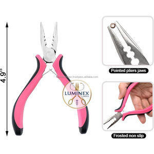 Pinzas de Acero Inoxidable de 3 Orificios para Extensiones de Cabello con Anillos Micro Nano |   Alta Calidad, Tamaño y Color Personalizables |   Herramienta Profesional de Salón 1 - Product Image 6