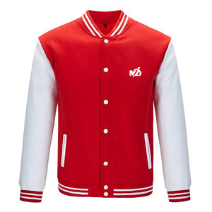 แจ็คเก็ตเลตเตอร์แมนคุณภาพสูง ปี 2026 ผลิตตามสั่ง ปริมาณสั่งซื้อขั้นต่ำน้อย พิมพ์โลโก้ได้ตามต้องการ แจ็คเก็ตฤดูหนาวสำหรับผู้ชาย - Product Image 1