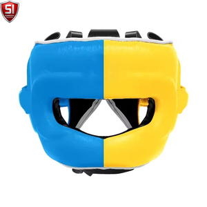 Equipo de Protección para Boxeo SUMROOS INDUSTRY, Material de Cuero y PU, Transpirable, para Entrenamiento, Azul y Amarillo, para Todas las Estaciones - Product Image 2
