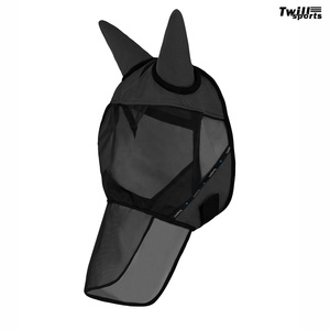 Voile de mouche de cheval de conception personnalisée/bonnet d'oreille produits d'équitation produits d'équitation voile de mouche d'oreille de produits de cheval de haute qualité avec le logo de votre marque - Product Image 2