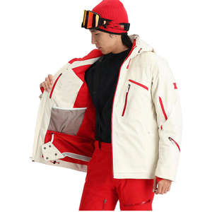 Veste de ski imperméable pour homme, coupe-vent, thermique, manteau de snowboard, vêtements de sport d'hiver pour la montagne, parka à capuche - Product Image 4