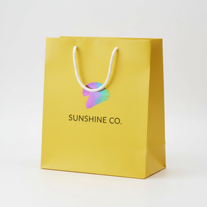 Bolsa de Papel Blanca Reciclable y Ecológica Hecha a Mano en Vietnam para Empaque de Supermercado, Bolsa de Compras Laminada de Lujo Personalizada - Product Image 2