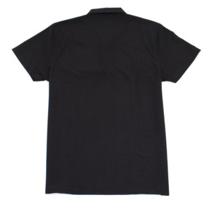Trending New Design Polyester Spandex Leisure <b>Black</b> <b>Men</b> Short Sleeve <b>Polo</b> Hawaiian <b>Shirts</b> - Product Image 2