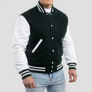 Vêtements d'hiver, veste d'hiver en cuir/laine, vestes varsity en vente en ligne à prix avantageux - Product Image 1