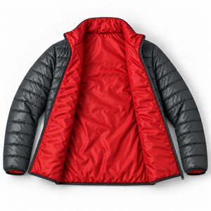 Manufacturer Lightweight Bomber <b>Jacket</b> Reflective Sheen Autumn Fashion Quilted Outerwear Stand Collar Custom Embroidery Front - Product Image 6
