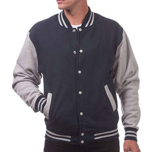 Veste varsity de haute qualité pour hommes et logo personnalisé, veste varsity tendance avec logo brodé personnalisé pour homme - Product Image 2
