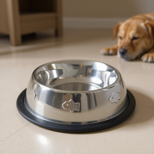 Comedero para Mascotas de Acero Inoxidable de 0.2 l y 11 cm, Comederos y Bebederos para Mascotas de Primera Calidad - Product Image 3