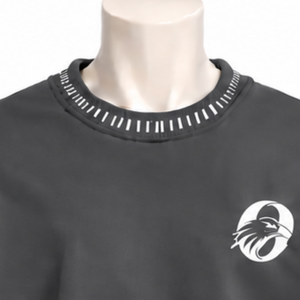 Mens Bronze Stitched Border Distressed Crewneck Sweatshirt Loose Fit Pullover <b>Long</b> <b>Sleeve</b> Casual Streetwear Fashion <b>Training</b> <b>Top</b> - Product Image 3