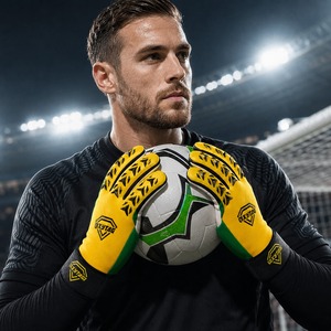 Guantes de Portero Profesionales Personalizados, Corte Negativo, Guantes de Fútbol con Agarre de Látex para Entrenamiento y Partidos - Product Image 3