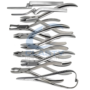 ชุดคีมถอนฟันสัตว์ สแตนเลสสตีล เครื่องมือผ่าตัดแบบแมนนวล คลาส 1 CE ด้ามจับแบบ Ergonomic สีเงิน ลายกันลื่น - Product Image 5