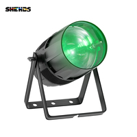 SHEHDS - Foco LED RGBW 4 en 1 de 300 W, Resistente al Agua, con Zoom, IP65, Silencioso, para Iluminación de Escenarios, Conciertos y Bodas