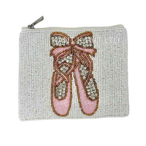 Pochette à paillettes Touch Down rouge et blanche, inspirée du football, trousse de maquillage à paillettes, pochette cosmétique pour le jour du match - Product Image 6