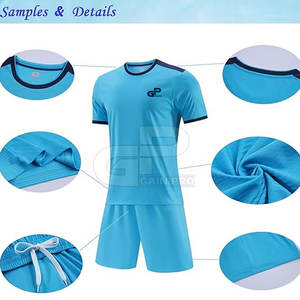 Ensemble de maillot et short de football pour hommes de haute qualité, confortable, conçu pour les entraînements et les matchs en extérieur de longue durée - Product Image 3