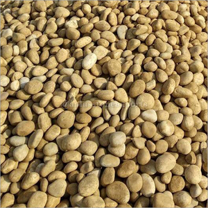 Piedras de Guijarro Ovaladas Amarillas Naturales para Decoración de Jardines y Paisajismo - Product Image 4