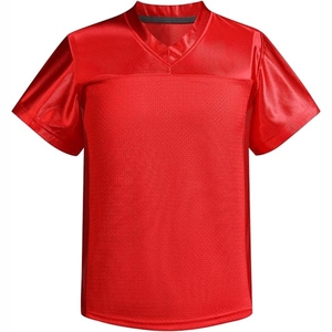Short de football unisexe personnalisé en sublimation 100% polyester respirant en maille grande taille, maillot de rugby d'été anti-UV - Product Image 1