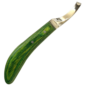 Cuchillo para Pezuñas de 7 Pulgadas con Hoja Curva de Acero Inoxidable y Mango de Madera, Herramienta Profesional Ajustable para Herradores de Caballos y Cabras, MOQ Bajo - Product Image 2