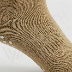 Crew <b>Socks</b> Solid Color Beige Knitted Cotton Breathable Casual Daily Wear Adult Spring Standard <b>Thickness</b> - Product Image 5