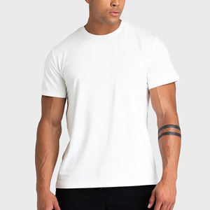 T-shirt Homme Oversize en Coton Lourd de Haute Qualité - Impression Personnalisée Grande Taille Décontracté Respirant Séchage Rapide Tricoté Pas Cher - Product Image 4