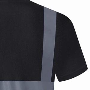 Comfortable Quick Dry High Visibility Safety Wear 100% Cotton Breathable Front <b>Logo</b> Men Working T-Shirt Wholesale on Sale - Product Image 4