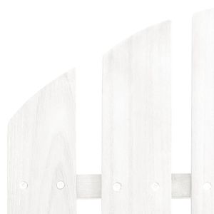 Sedia Adirondack a 2 posti e mobili da giardino in legno di abete in stile bianco - Product Image 6
