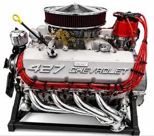 Moteur V8 454 de type crate, essence, 7,0 L, refroidi par eau, bloc long, pour remplacement et réparation, performance GM, Chevrolet 427 Big Block - Product Image 4