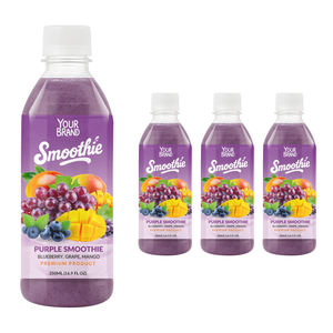 Smoothie violet 500ml en bouteille, boisson au jus aromatisée naturellement, fabricant vietnamien, échantillons gratuits - design gratuit - prix compétitif - Product Image 1