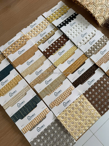 Woven Grasscloth Wallpaper Organic Fiber Textured <b>Wall</b> <b>Covering</b> for Home and Office Interior Spaces - Product Image 5