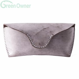 Genuine Leather Eyewear Cover Protective Sunglasses Sleeve Wholesale Leather Goods Manufacturer LGC-0082 - Product Image 1