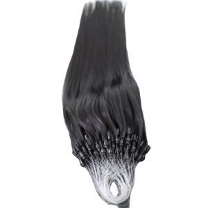 APOGROUP Vietnam Micro Loop Extensiones de Cabello Remy Humano para Mujer Sin Pegamento Sin Calor Liso Natural Doble Trama Directo de Fábrica - Product Image 2