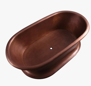 Premium Hammered Copper <b>Bath</b> Tub Traditional Freestanding Bathroom Bathtub At Best Price - Product Image 6