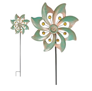 Molino de Viento Giratorio con Estaca Metálica Estable para Jardín, Decoración de Patio, Tamaño y Forma Personalizables, Altamente Recomendado - Product Image 4