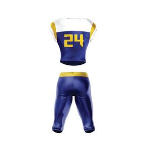 Uniforme de football américain personnalisé de nouveau style ensembles à manches courtes respirant de haute qualité conception personnalisée - Product Image 5