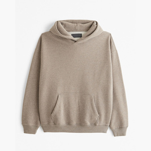 เสื้อฮู้ดโอเวอร์ไซส์ผู้ชายรุ่นใหม่ปี 2026 สีพื้น ผ้าฝ้ายเฟรนช์เทอร์รี่ สวมใส่สบาย มีกระเป๋าหน้า เหมาะสำหรับใส่ในฤดูใบไม้ร่วง - Product Image 6