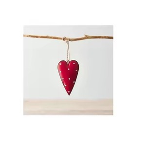 Adorno Decorativo de Metal en Forma de Corazón para Árbol de Navidad y Decoraciones de Temporada - Product Image 6