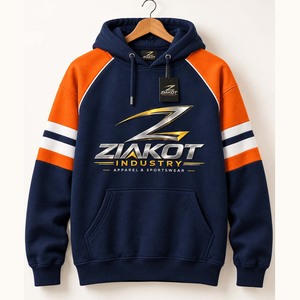 Wholesale Direct Ziakot Custom Stitched Navy <b>Orange</b> Gradient Fashion Houston City Edition Sports Pullover Sweatshirt Hoodie - Product Image 2