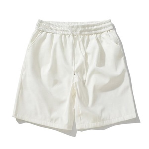 Men's Daily Running Shorts 100% Cotton Anti-UV & Breathable Mid Waist Drawstring Closure Hip Hop Style - Product Image 3
