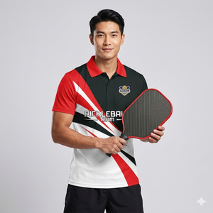 Pickleball Performance <b>Polo</b> Shirt Unisex Short Sleeve Moisture Wicking Breathable Custom Logo <b>Sport</b> Shirt Wholesale - Product Image 1