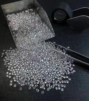 Diamante Melee Brillante Creado en Laboratorio 1mm 1.5mm 2mm 2.5mm 3mm Color DEF Claridad VVS VS Certificado IGI Diamante Suelto Luxeshine