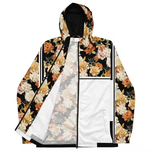 Custom Logo Waterproof Sublimation Men's Windbreaker <b>Jacket</b> Full <b>Zipper</b> Closure Sublimation Anorak Windbreaker <b>Jacket</b> For Men - Product Image 3