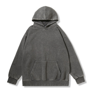 Premium 100% Cotton Men's <b>Hoodie</b> <b>Plain</b> Blank Pullover Sweatshirt - Product Image 2
