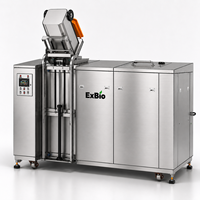 Triturador de Desechos Alimenticios Líquidos Moderno, Motor de 10 HP, Construcción de Acero Inoxidable, para Uso en Cafeterías de Resorts, Funcionamiento con Bajo Olor