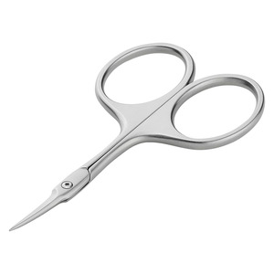 Cuticle Scissors stainless steel (For Fine Cuts of Cuticles and Skin Remnants, Safe Nail Care, Sharp <b>Edge</b>) Premium Silver - Product Image 3