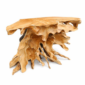 Mesa Consola Vintage de Madera Maciza de Raíz de Teca Reciclada Auténtica Alba Farmhouse - ¡Gran Oferta! Madera Sostenible de Ramas para Proyectos de Interiores - Product Image 4