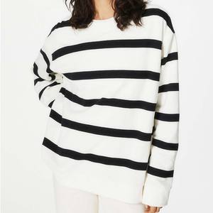 Nouveau design automne-hiver, sweat-shirts unis pour femmes, pull ample, col rond, confortable, design d'emballage personnalisé - Product Image 2